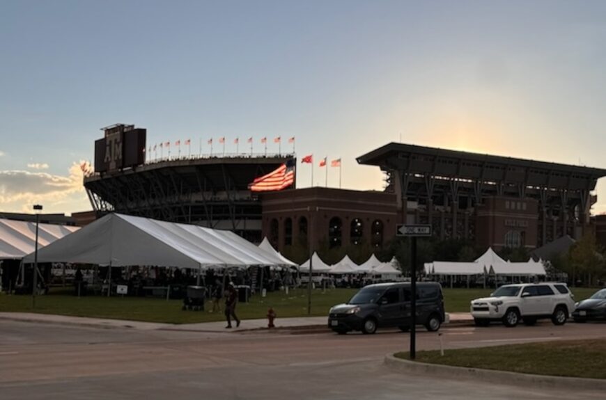 Texas A&M University Football Game Traffic Control