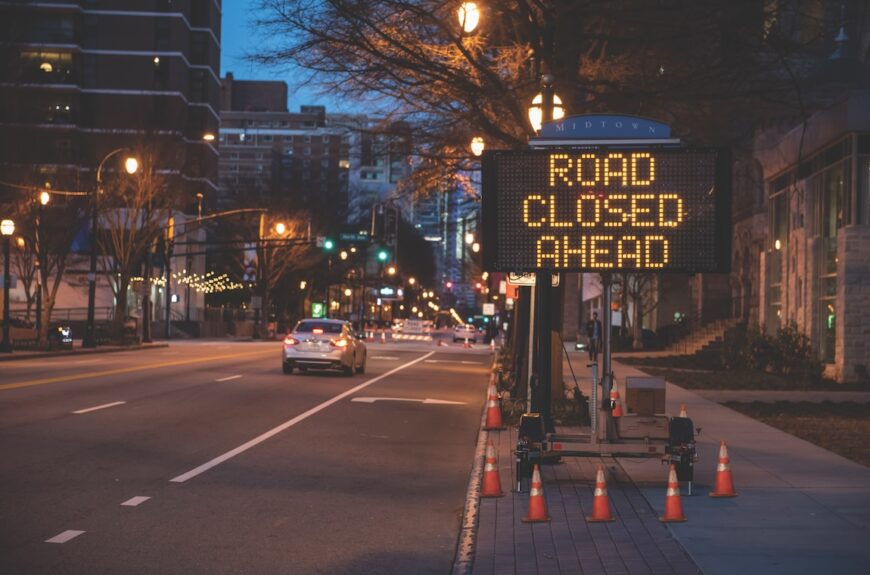 ITS Road Closed