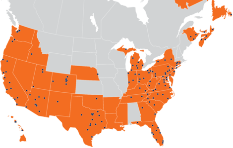 AWP Safety Locations Map